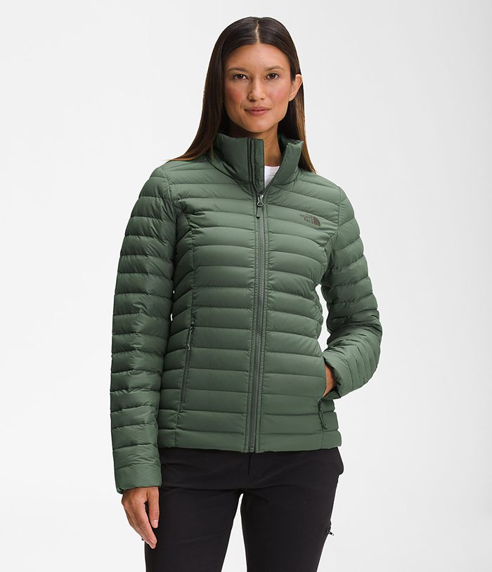 Plumifero The North Face Mujer Verde Oliva Stretch 67308QHKV